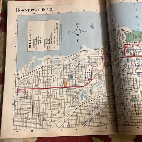 April 1995 Where Chicago vintage magazine - Picture 10 of 11